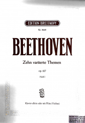 Zehn variierte Themen opus 107 heft 1 