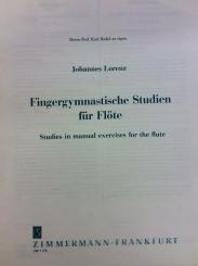Fingergymnastische Studien für Flöte 