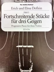 Fortschreitende Stücke für drei Geigen Heft 1 