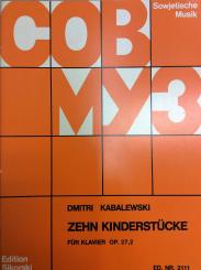 Zehn Kinderstücke opus 27 Nr. 2 