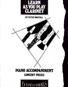 Learn as you play clarinet piano Begleitung 